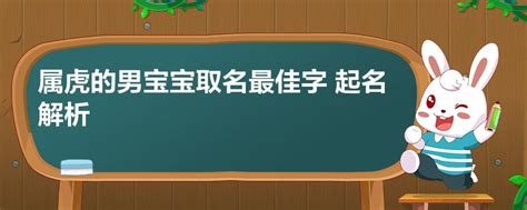 2022虎年男寶寶名字|2022年属虎男孩取名字大全